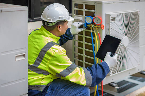 Professional Hvac technician working in Arona, PA